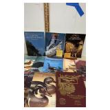 Lot of miscellaneous bird books and decoys at
