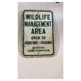 Wooden wildlife sign 18ï¿½ X 12ï¿½