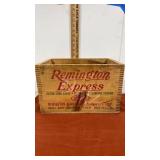 14.5ï¿½ wide X 9ï¿½ tall X 9.5ï¿½ deep. Wooden box with
