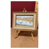 ï¿½Going for a Swimï¿½ small Painting-artist signed