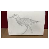 Famed Decoy Artist Brick Paulsonï¿½s  signed sketch