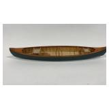 Handmade wooden Canoe shelf decoration