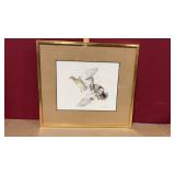 Watercolor Framed & Matted -Signed by Artist