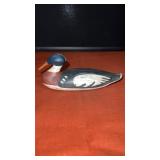 RED BREASTED MERGANSER MINI CARVER BRICK PAULSON