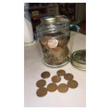 Jar of wheat Pennie's mixed dates
