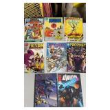 8 miscellaneous comic books, fire storm, the