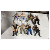 8 wrestling figures