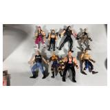 8 wrestling figures