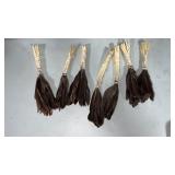 Hand crafted feather, smudge/decoration