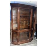 2 piece wooden hutch approximately 78' tall x