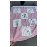 Baby quilt approximately 27' x 37'