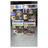 4 new Funko pops