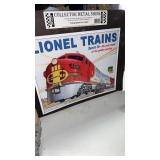 Lionel trains collector metal signs