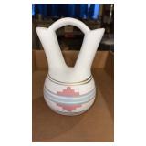 Vintage Tess Clay pottery wedding vase hand