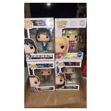 4 new funko pops