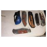 6 pocket knives