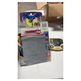 Batman magic slate, and handheld game untested