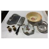 Hand silver plate table, Butler crumb, sweeper