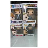 4 new Funko pops