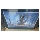 World of Warcraft, framed and matted picture,