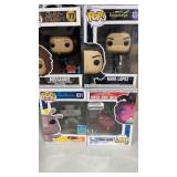 4 new Funko pops