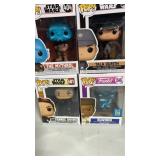 4 new Funko pops