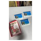 Unused booklets of songs of Christmas, postcards