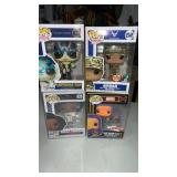 4 new Funko pops