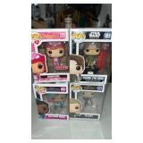 4 new Funko pops