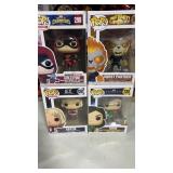 4 new Funko pops