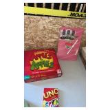 Apples to apples, game, Uno cards and more