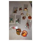 Lot of new holiday pendants and 2 Thanksgiving