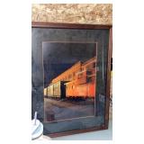 Train picture approximately 26.5' x 20'