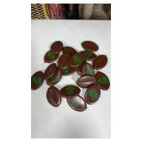 Lot of turkey coin holders rubber