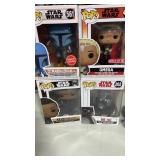 4 new Funko pops