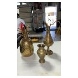Brass pineapple  and more