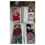 4 miscellaneous, porcelain dolls, Ashton, Drake