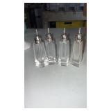 2 sets Raining sterling silver plus crystal salt