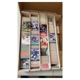Large box of 1990 football cards. Some duplicates