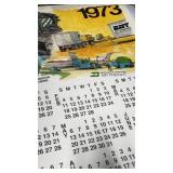 1973 Burlington Northern calendar, approximately