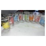 8 howdy duty, 4 inch drinking glasses