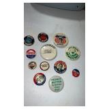Vintage pin backs