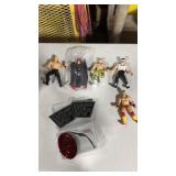 Miscellaneous lot of wrestling figures and more