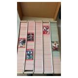 Large lot of football cards. Some duplicates
