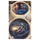The Hamilton collection Star Trek plates with COA