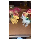 4 my little ponies  3 are from 1983 and 1  from