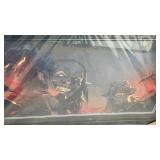 War craft framed picture approximately 37.5' x