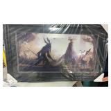World of Warcraft framed and matted picture