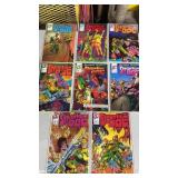 8 Strontium comic books in plastic sleeve