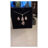 Jewelry set Ring size 9.5 necklace earrings no